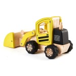Pin Toys Ξύλινος φορτωτής εργοταξίου, από μασίφ καουτσουκόδεντρο