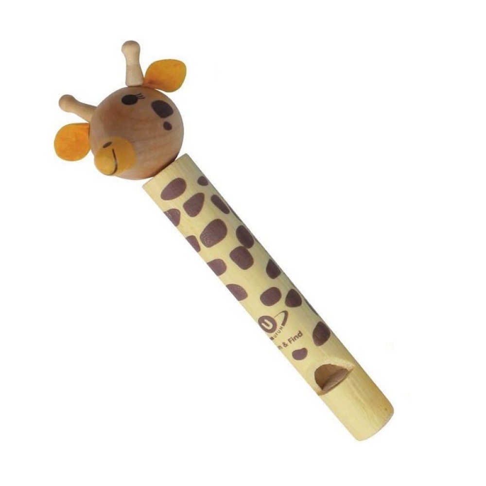 Bamboo Jungle whistle Giraffe (available in display 20 pcs)