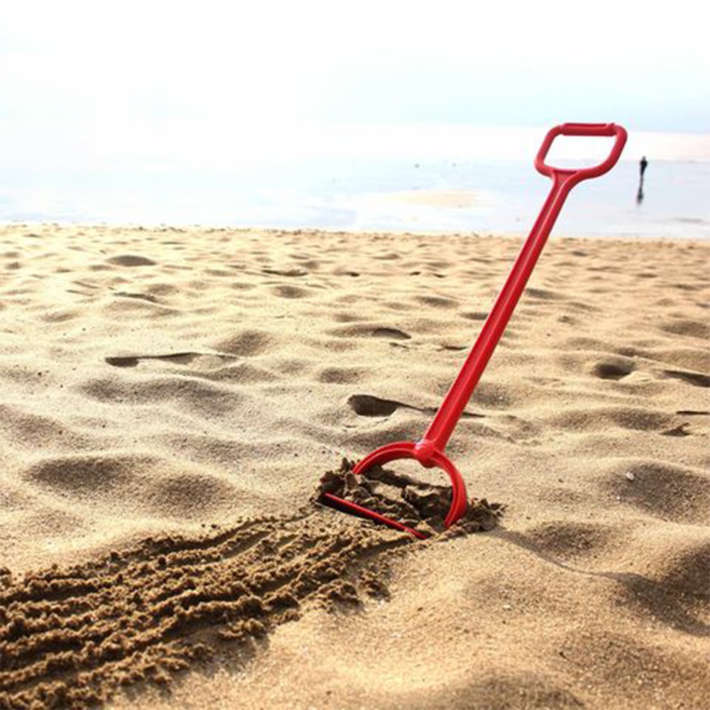 Beach Toys Sand Rake Red