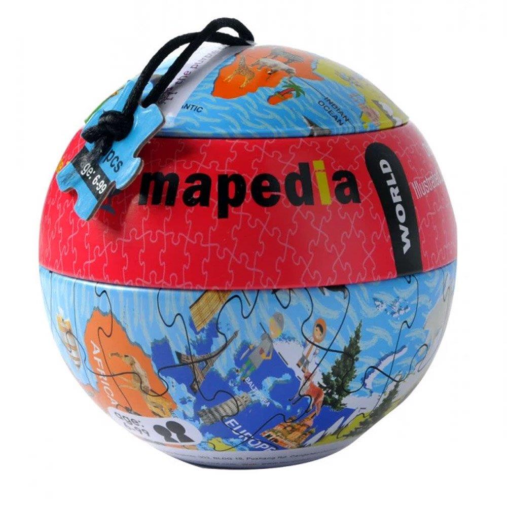 Mapedia - illustrated map puzzles World map
