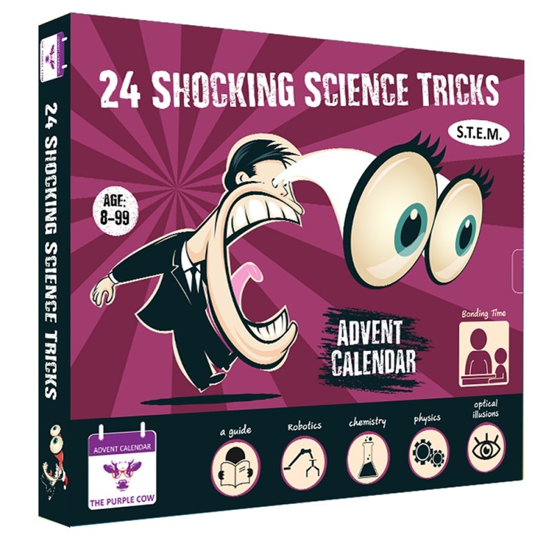 Purple Cow Magics & Tricks - Advent Calendar Shocking Science Purple Cow Magics & Tricks - Advent Calendar Shocking Science