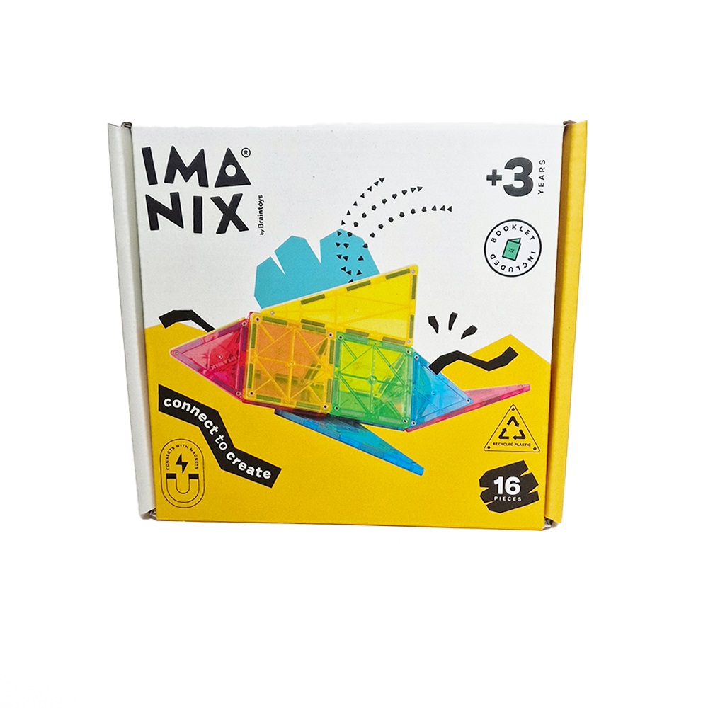 Imanix Μαγνητικό Παιχνίδι Κατασκευών 16 τμχ.