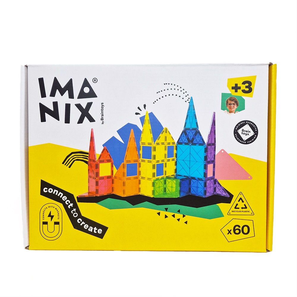 Imanix Μαγνητικό Παιχνίδι Κατασκευών 60 τμχ.