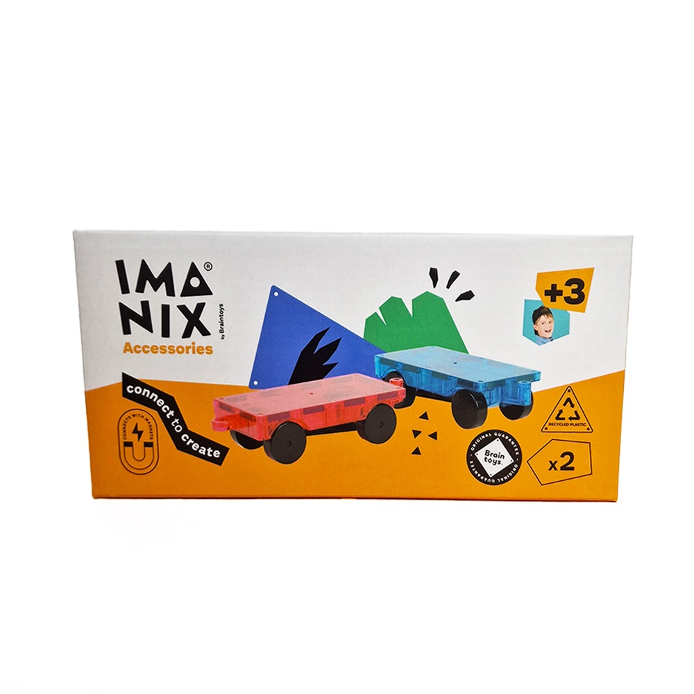 Imanix Μαγνητικό Παιχνίδι - Βάσεις για κατασκευή Οχημάτων