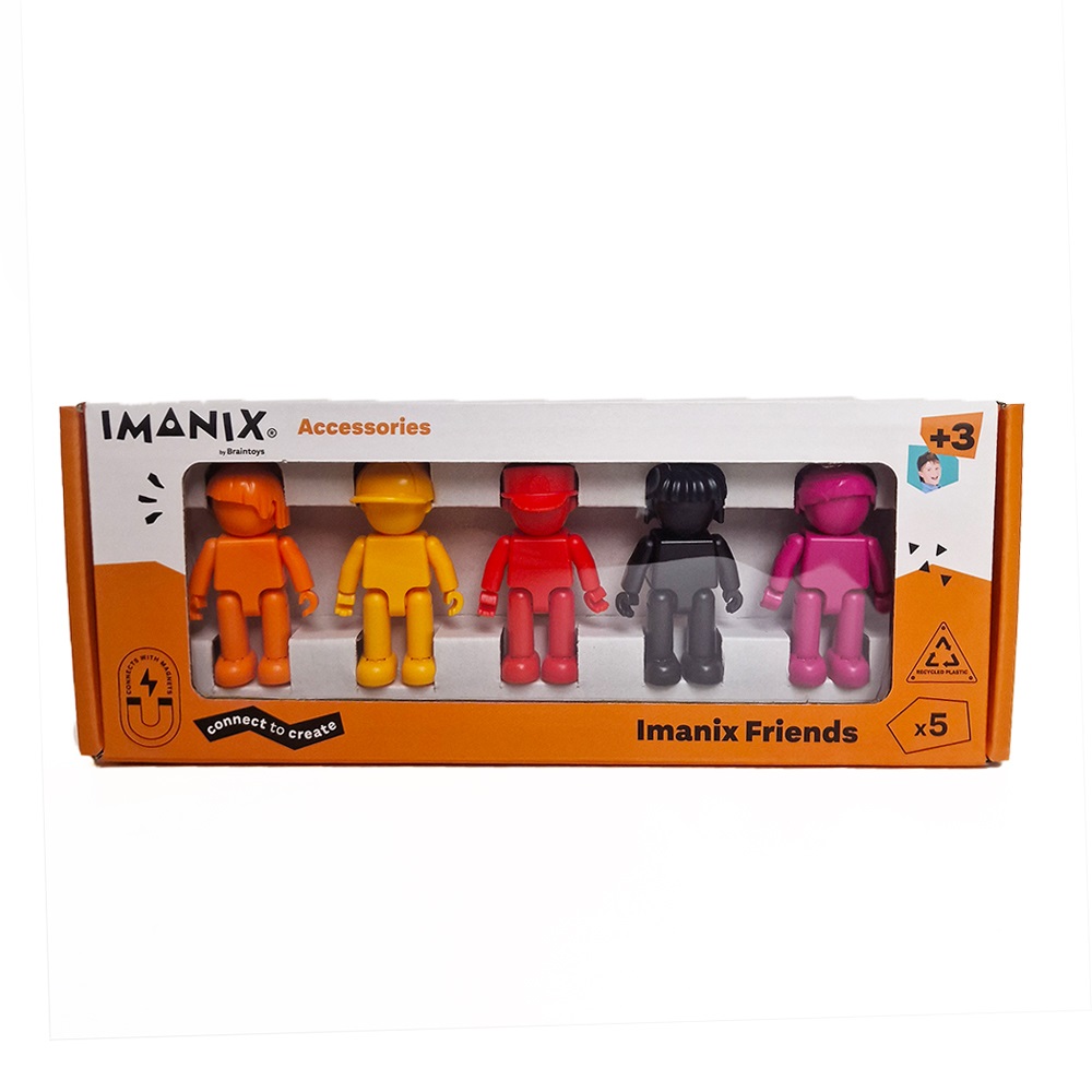 Imanix Μαγνητικές 5 Φιγούρες σε θερμά χρώματα