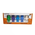 Imanix Μαγνητικές 5 Φιγούρες σε ψυχρά χρώματα