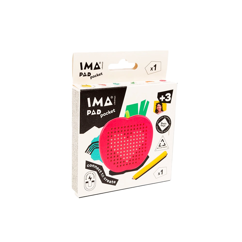 Imanix Μαγνητικό Παιχνίδι Δημιουργίας Imapad "Κόκκινο Μήλο"