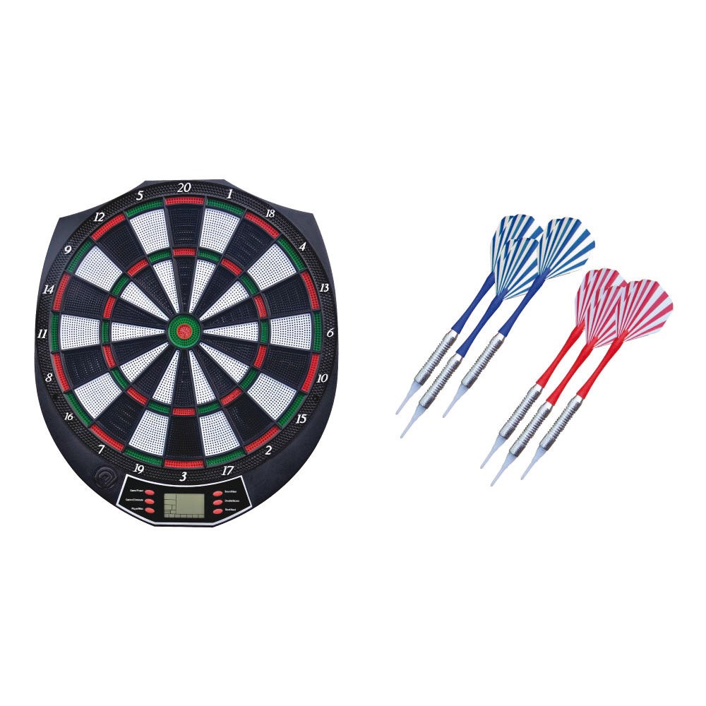Sport1 Darts electronic target 38x43 cm complete with two sets of three darts