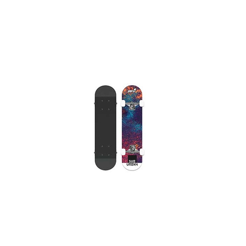 Sport1 Skateboard Black 80 cm Max 100 kg