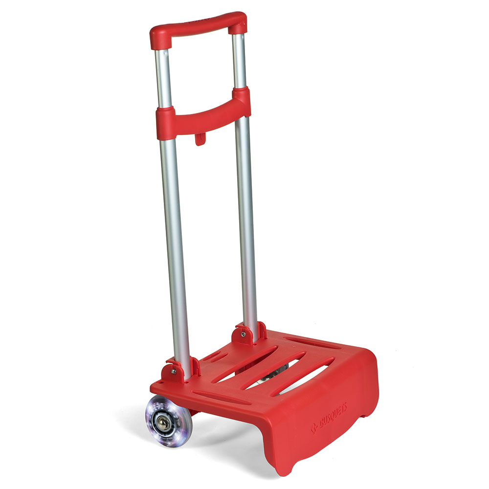 Βusquets Trolley Large with lighted wheels RED