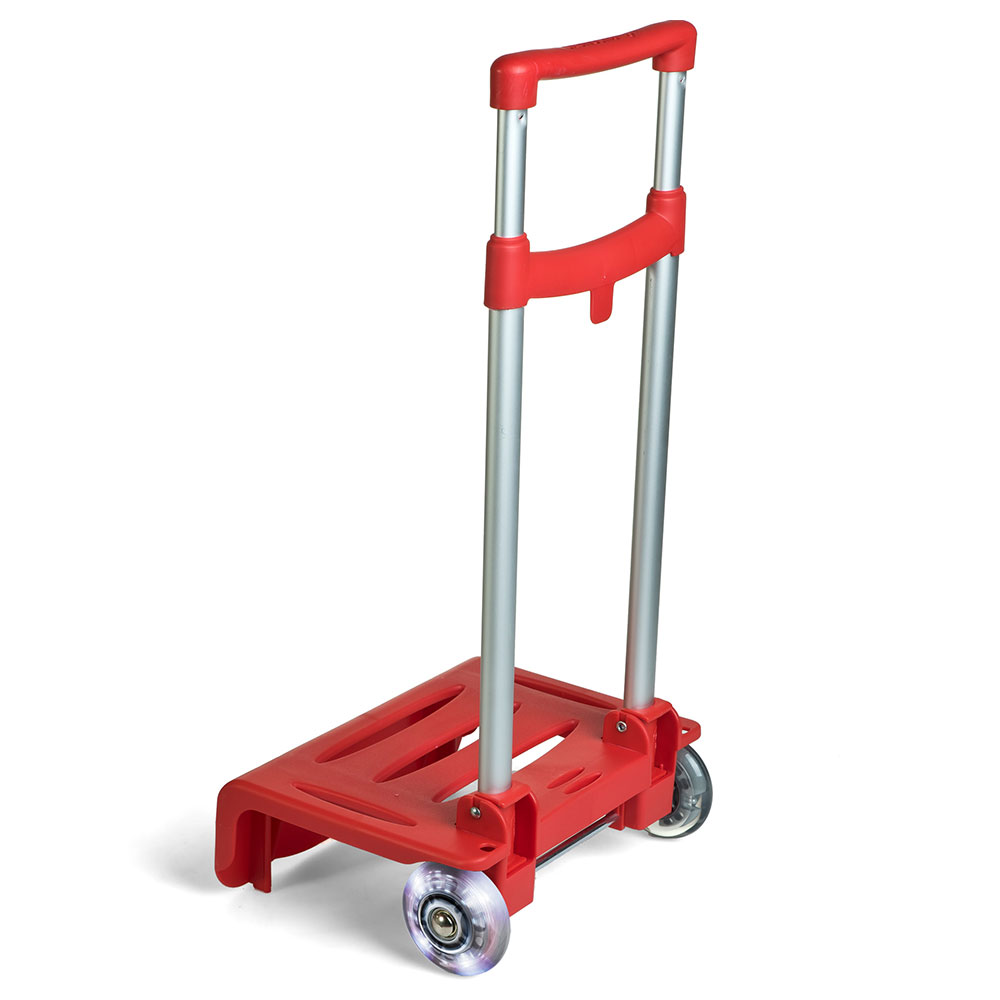 Βusquets Trolley Large with lighted wheels RED
