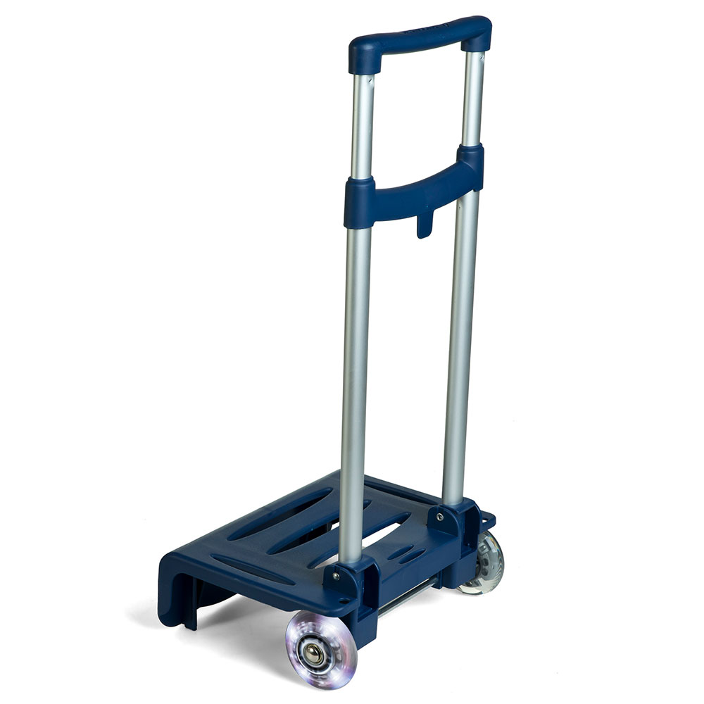 Βusquets Trolley Large with lighted wheels BLUE