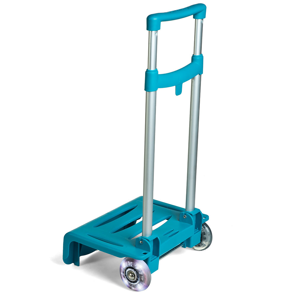 Βusquets Trolley Large with lighted wheels TURQUOISE