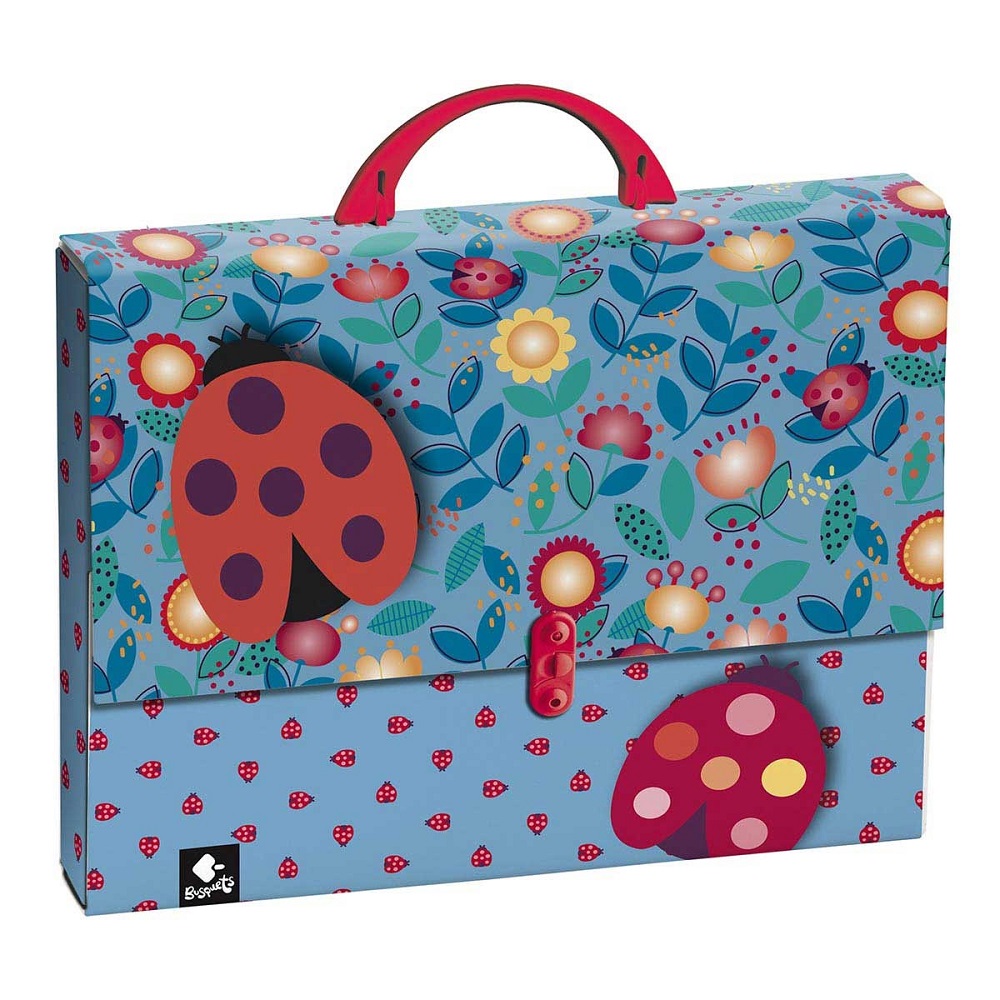 Βusquets Cardboard briefcase Ladybug M21
