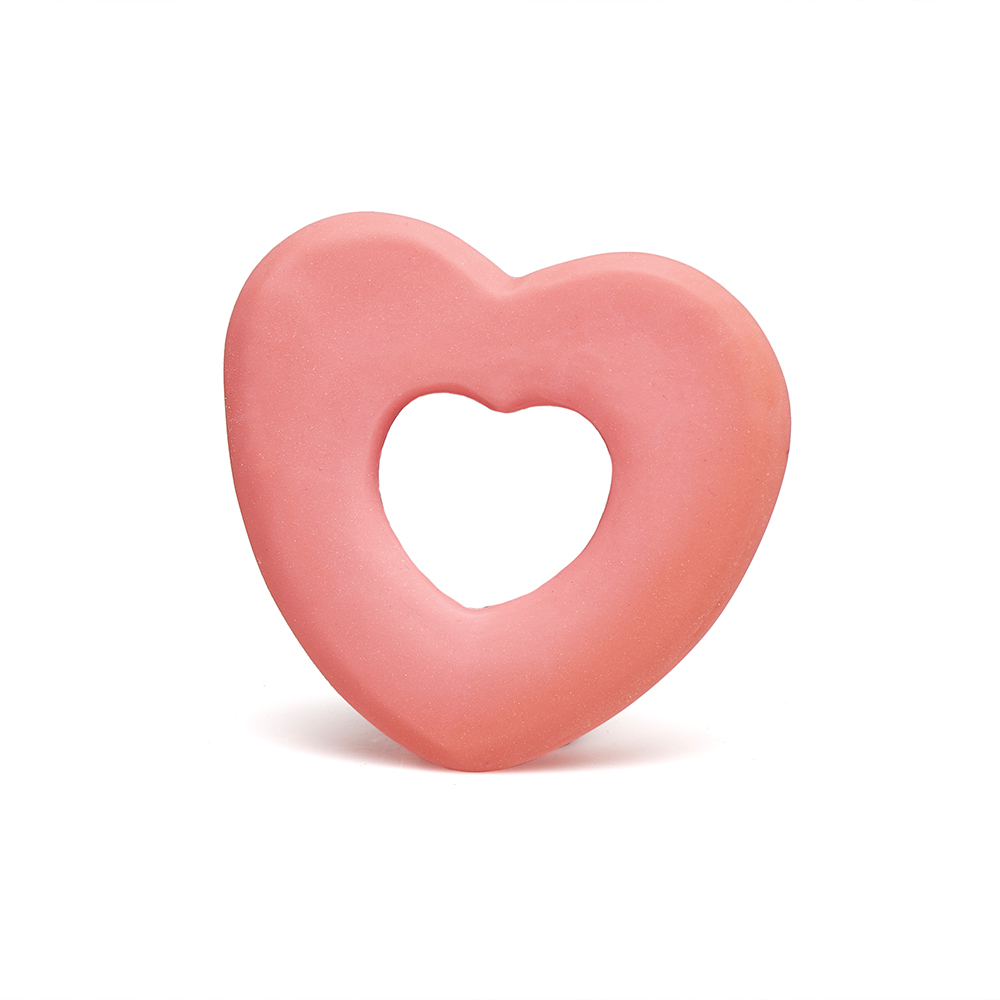 Lanco μασητικό οδοντοφυίας από φυσικό καουτσούκ "Καρδιά"