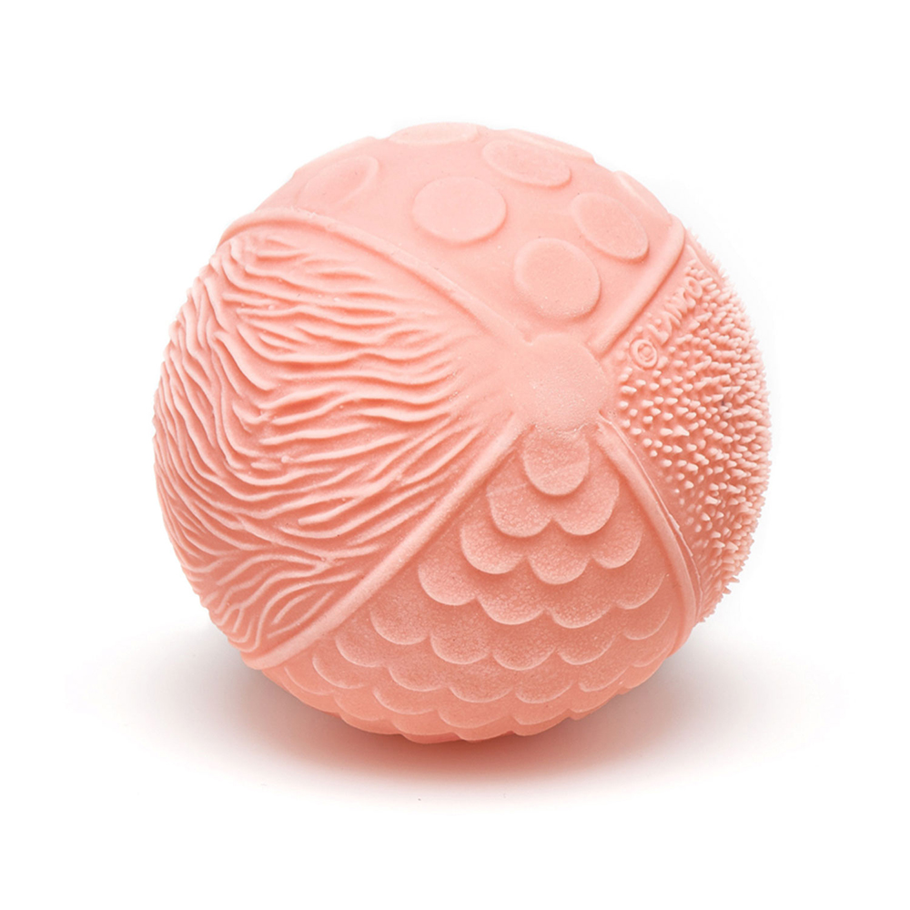 Lanco αισθητηριακή μπάλα ροζ από φυσικό καουτσούκ