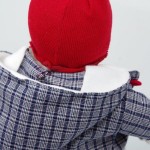 DNenes Κούκλα Μωρό Βινυλίου Μαλακό Σώμα  Αγόρι με κόκκινο σκουφάκι 34εκ.