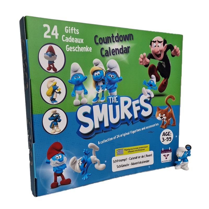 Smurfs Advent Countdown Calendar Smurfs Advent Countdown Calendar