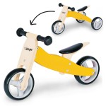 Zenit Ξύλινο Τρίκυκλο Ποδήλατο Κίτρινο