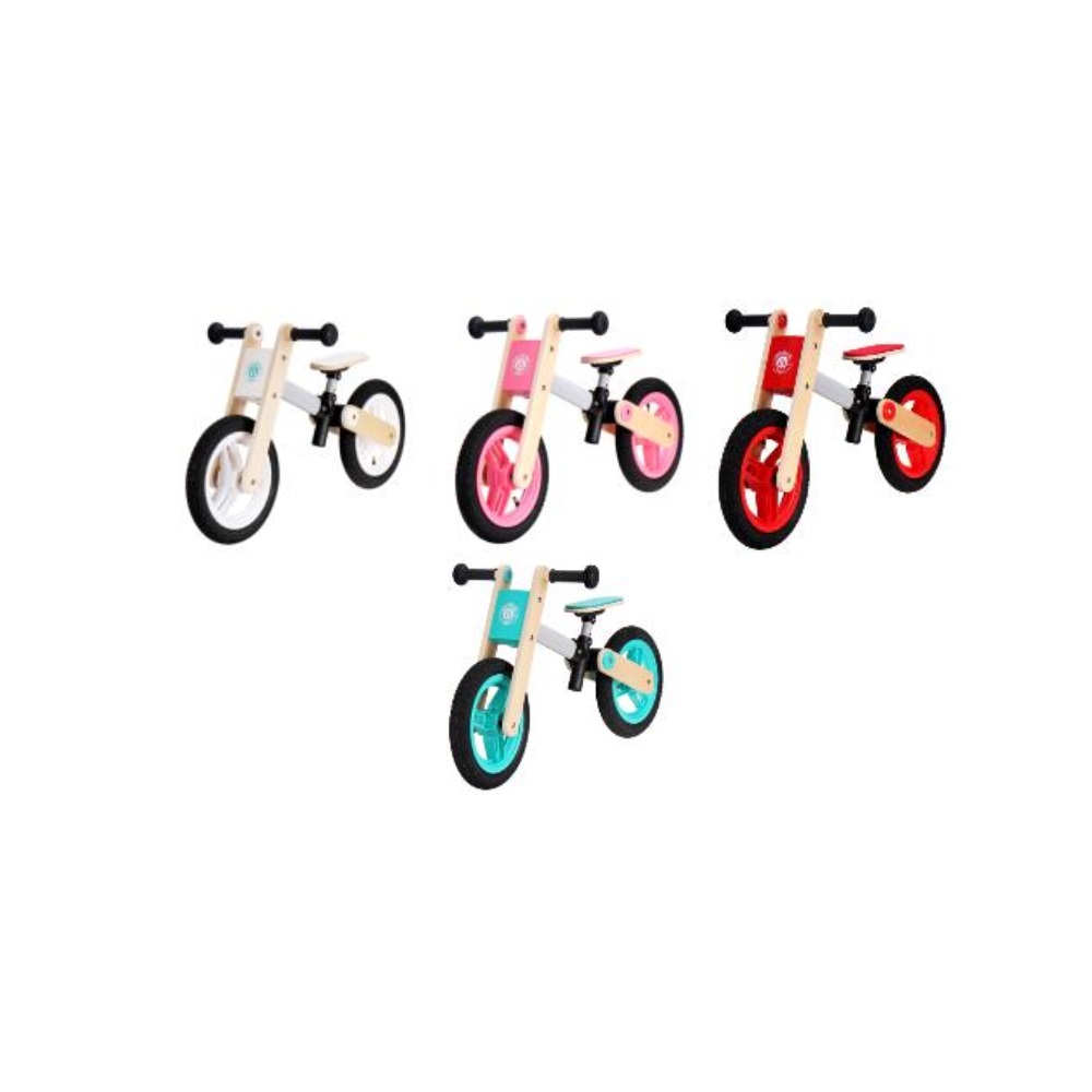 Zenit Racking Balance Bike White/Pink/Red/Cyan