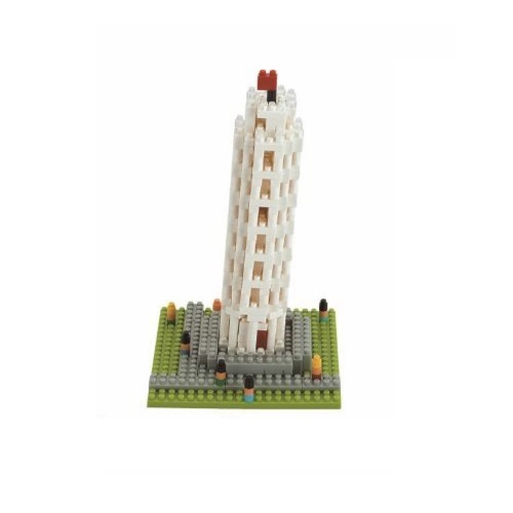 Building blocks leaning tower