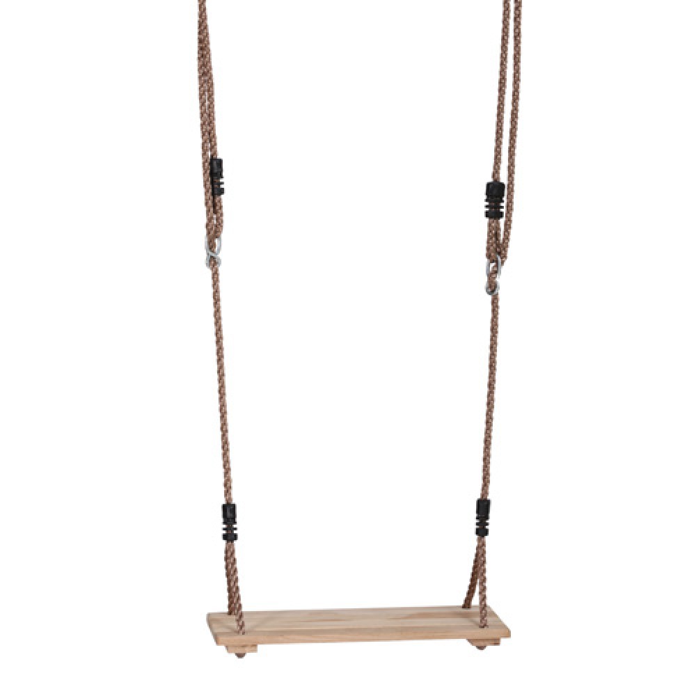Safe solid wooden Swing , adjustable height.