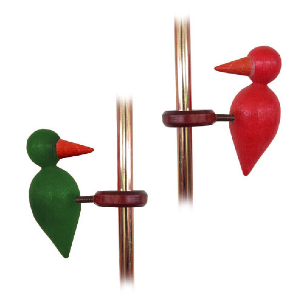 Spanish woodpecker on style (wood and alum)