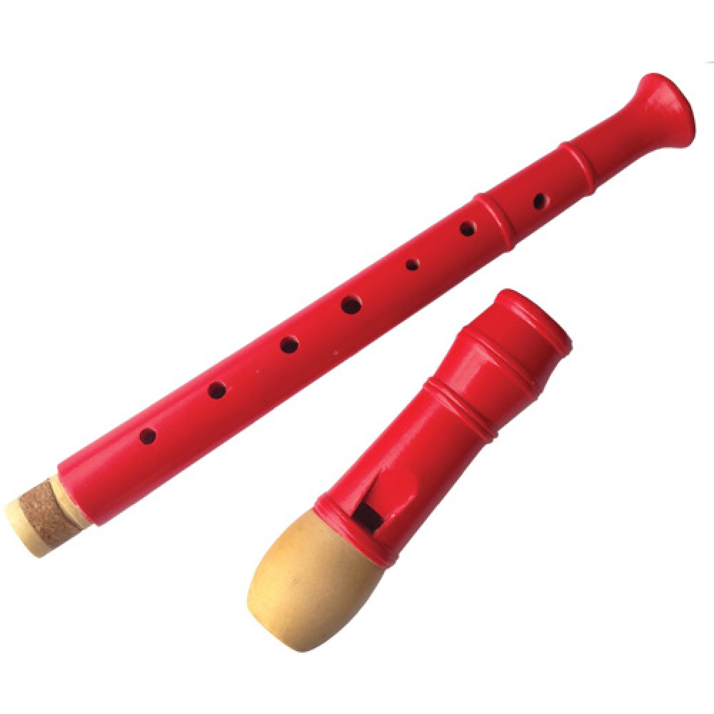 Red wooden Flute 32cm