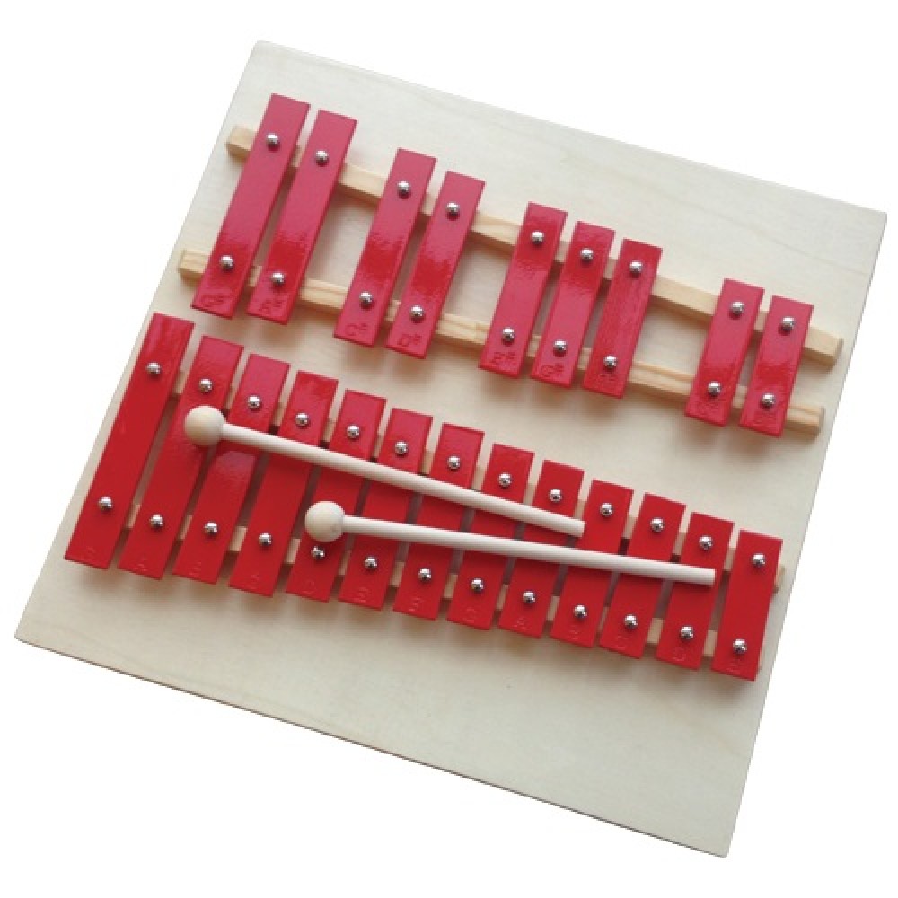 Children Metallophone double tuned on plywood base