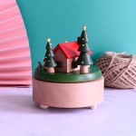 Μουσικό ξύλινο κουτί 'Άγιος Βασίλης' - Merry Christmas