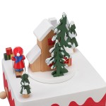 Μουσικό ξύλινο κουτί 'Το εργαστήρι του Αϊ Βασίλη' - Merry Christmas