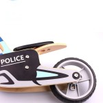 Zenit Ξύλινο Ποδήλατο Ισορροπίας Μοτοσικλέτα Αστυνομίας