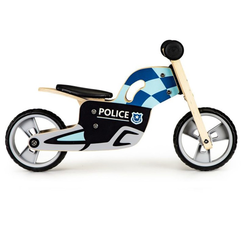 Zenit Ξύλινο Ποδήλατο Ισορροπίας Μοτοσικλέτα Αστυνομίας