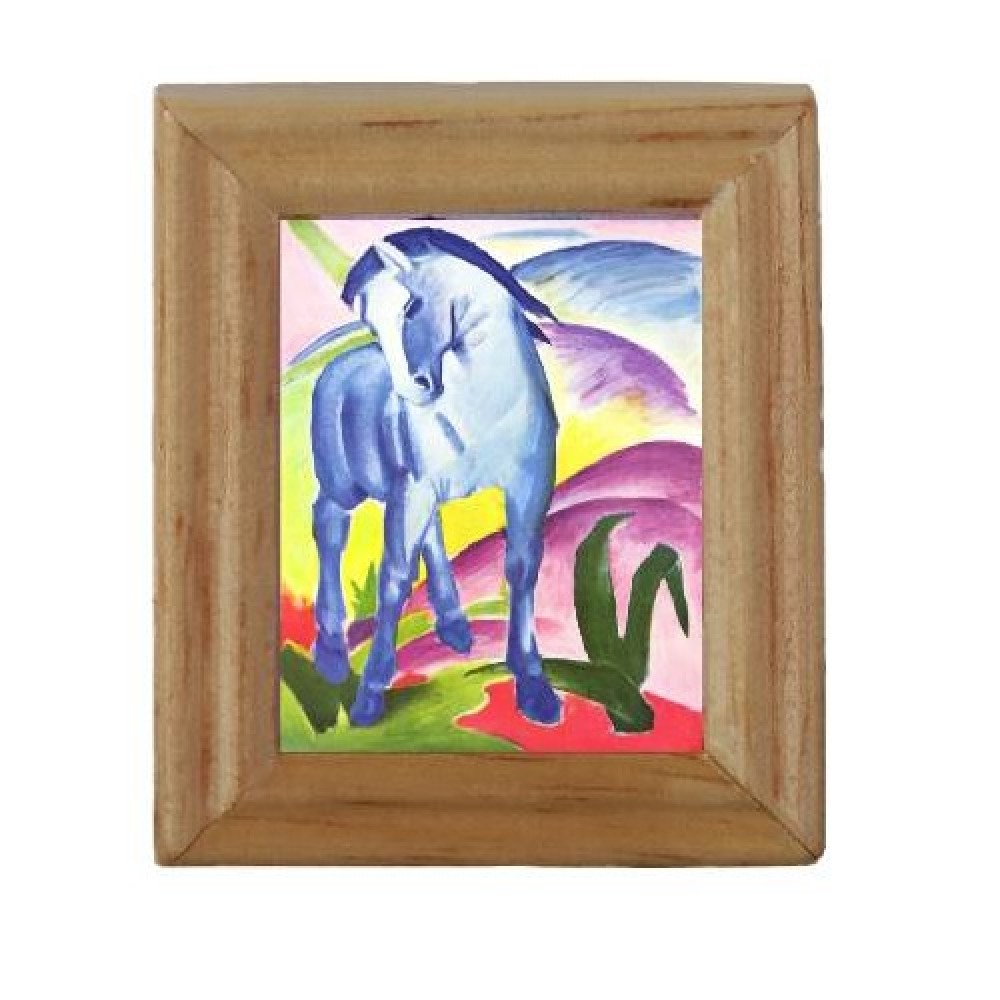 Καδράκι μινιατούρα Franz Marc blue Horse 3x4 εκ.