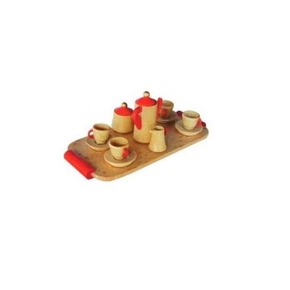 Miniature tray with tea-cups