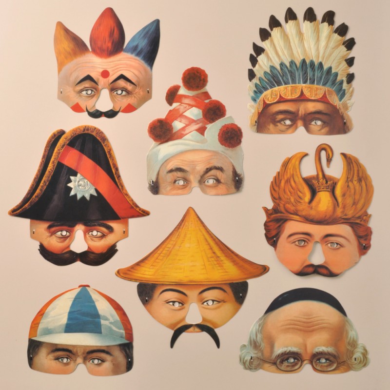 Mamelok μάσκα για πάρτυ Βικτωριανή εποχή (Διαθέσιμη σε 8 σχέδια)