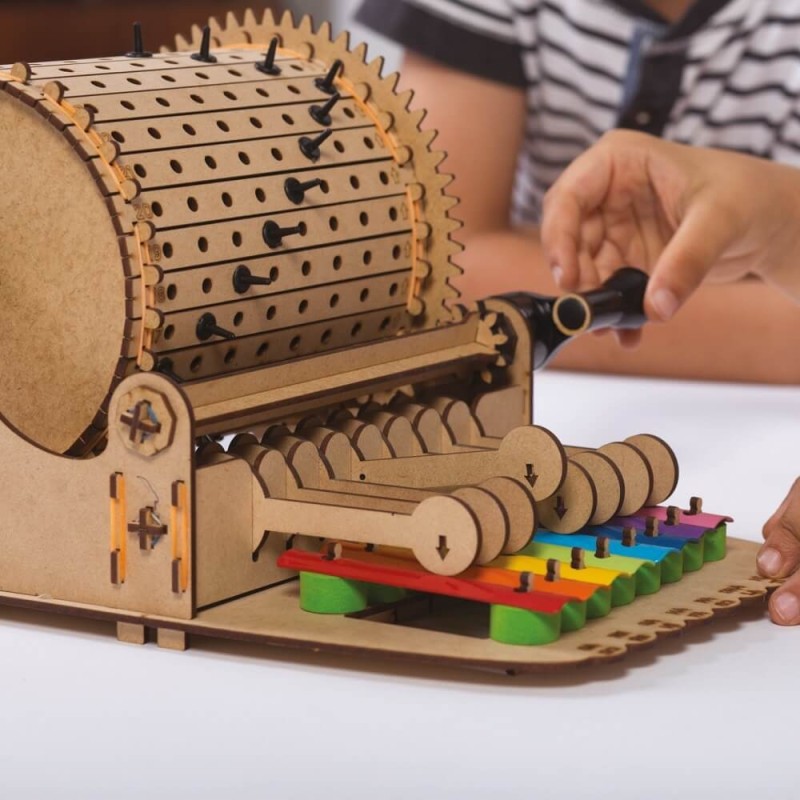 Smartivity DIY κατασκευή Μουσικός Μηχανισμός - Μεταλλόφωνο με καβίλιες για να φτιάξετε τις δικές σας μελωδίες