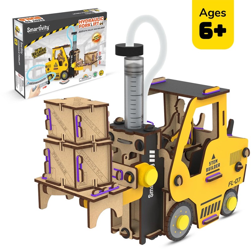 Smartivity DIY κατασκευή 'Hydraulic Forklift'