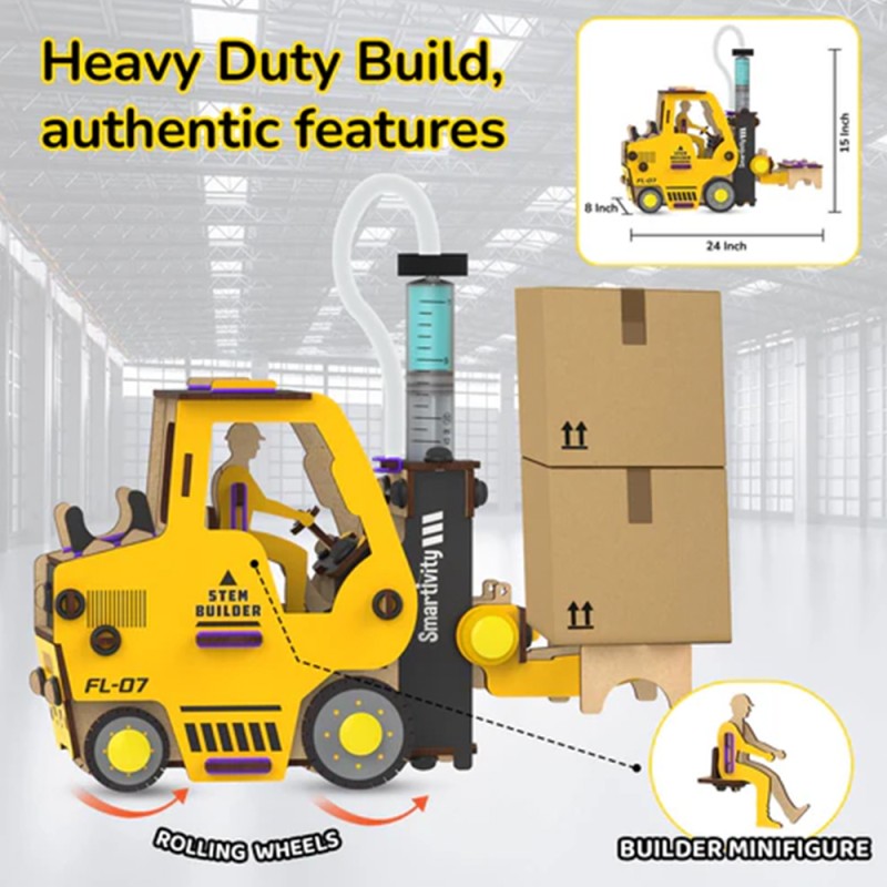 Smartivity DIY κατασκευή 'Hydraulic Forklift'
