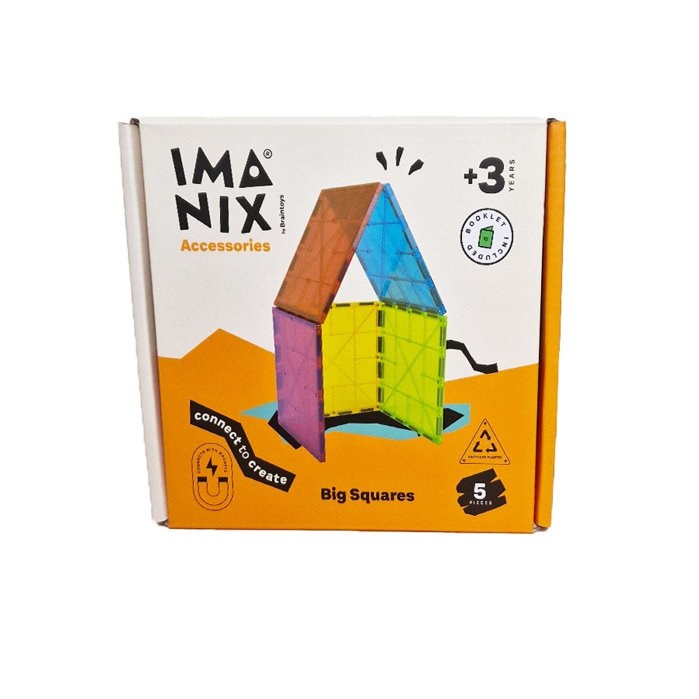 Imanix Μαγνητικό Παιχνίδι Κατασκευών με μεγάλα κομμάτια 5 τμχ.