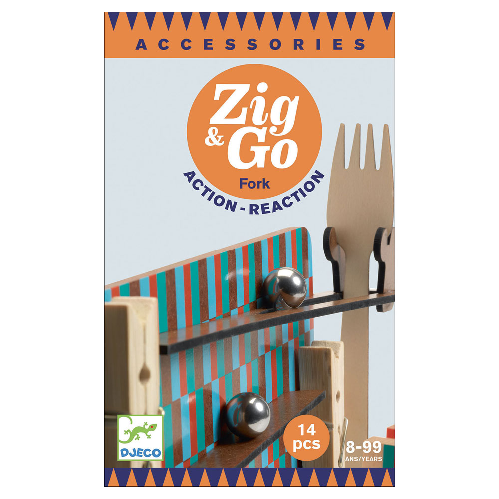 Djeco Κατασκευή Ντόμινο-Τόπογκαν Zig & Go 14τμχ. φωτογραφία