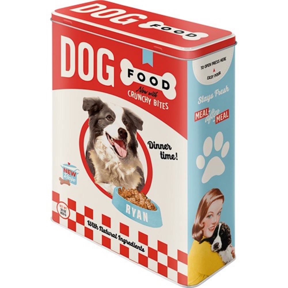 Nostalgic Μεταλλικό κουτί γίγας 3D Animal Club Dog Food