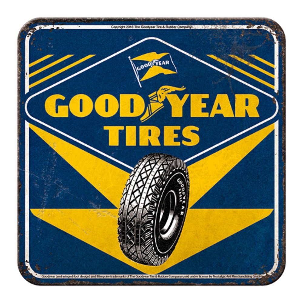 Nostalgic μεταλλικό σουβερ Goodyear - Tires